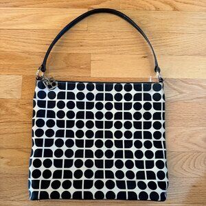 Vintage Kate Spade Made in Italy Noel Dot Jacquad Shoulder Bag